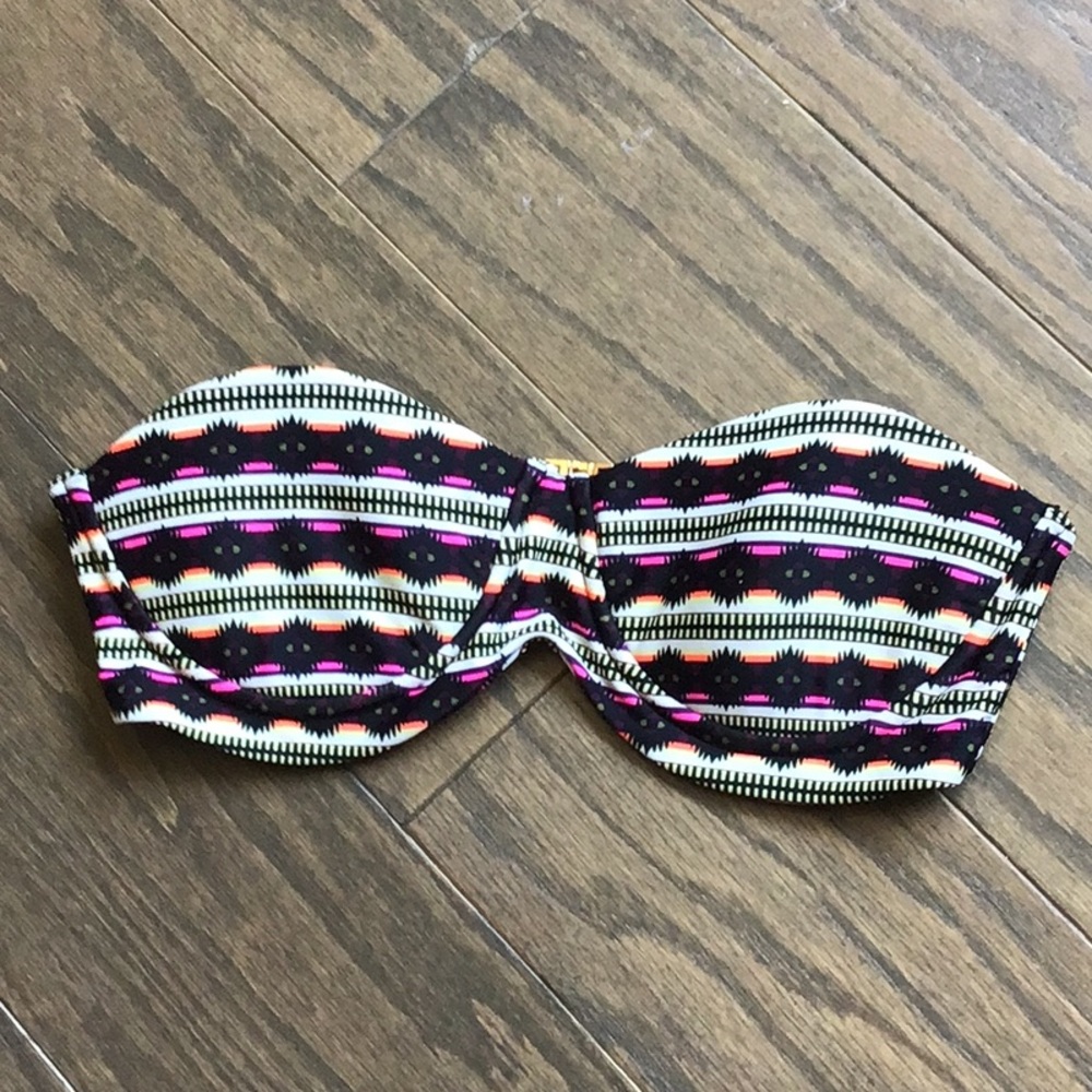 Tori Praver swim bandeau top